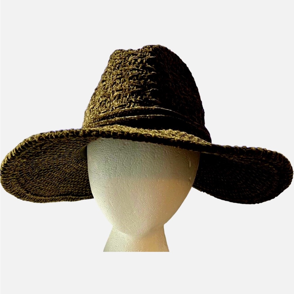Four Buttons by San Diego Hats Olive Green Floopy Fedora Hat